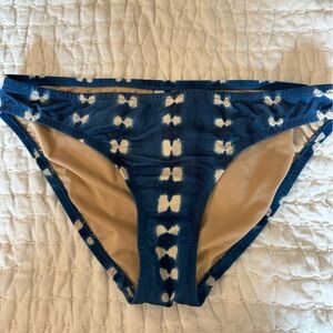 J. Crew blue indigo Blue bikini bottom size XS
